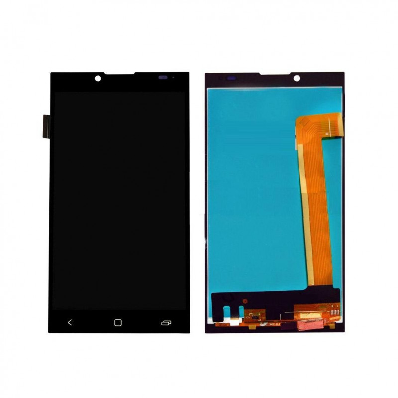 Buy Now LCD With Touch Screen For Panasonic P66 Mega - Black Display Glass Combo Folder